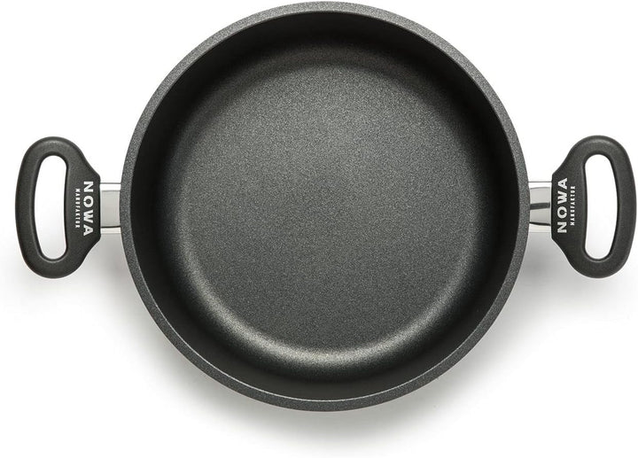 Aluguss Schmortopf, Innenhöhe von 7 cm, backofenfest bis 280 °C, Antihaft beschichtet, Induktion, Ma
