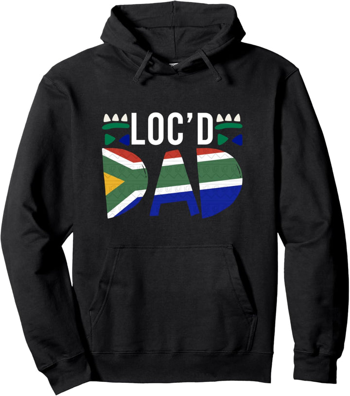 Lock'd Dad Dreadlocks Rastafari Rasta Afro Pullover Hoodie
