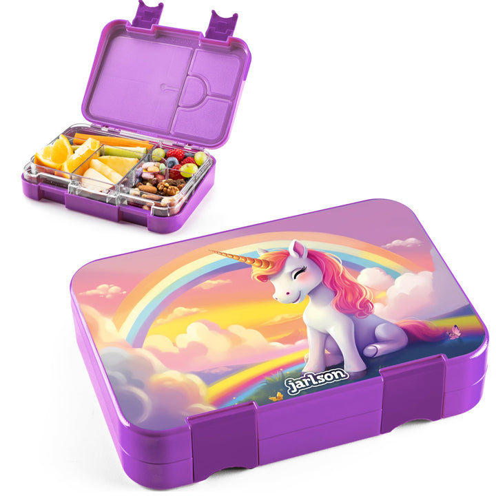 Jarlson® Brotdose Kinder mit Fächern - TONI Lunchbox - Bento Box auslaufsicher – Jausenbox für Kinde