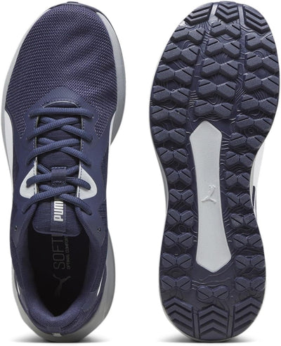 PUMA Unisex Twitch Runner PTX Strassen-Laufschuh 39 EU Puma Navy Cool Mid Grey, 39 EU Puma Navy Cool