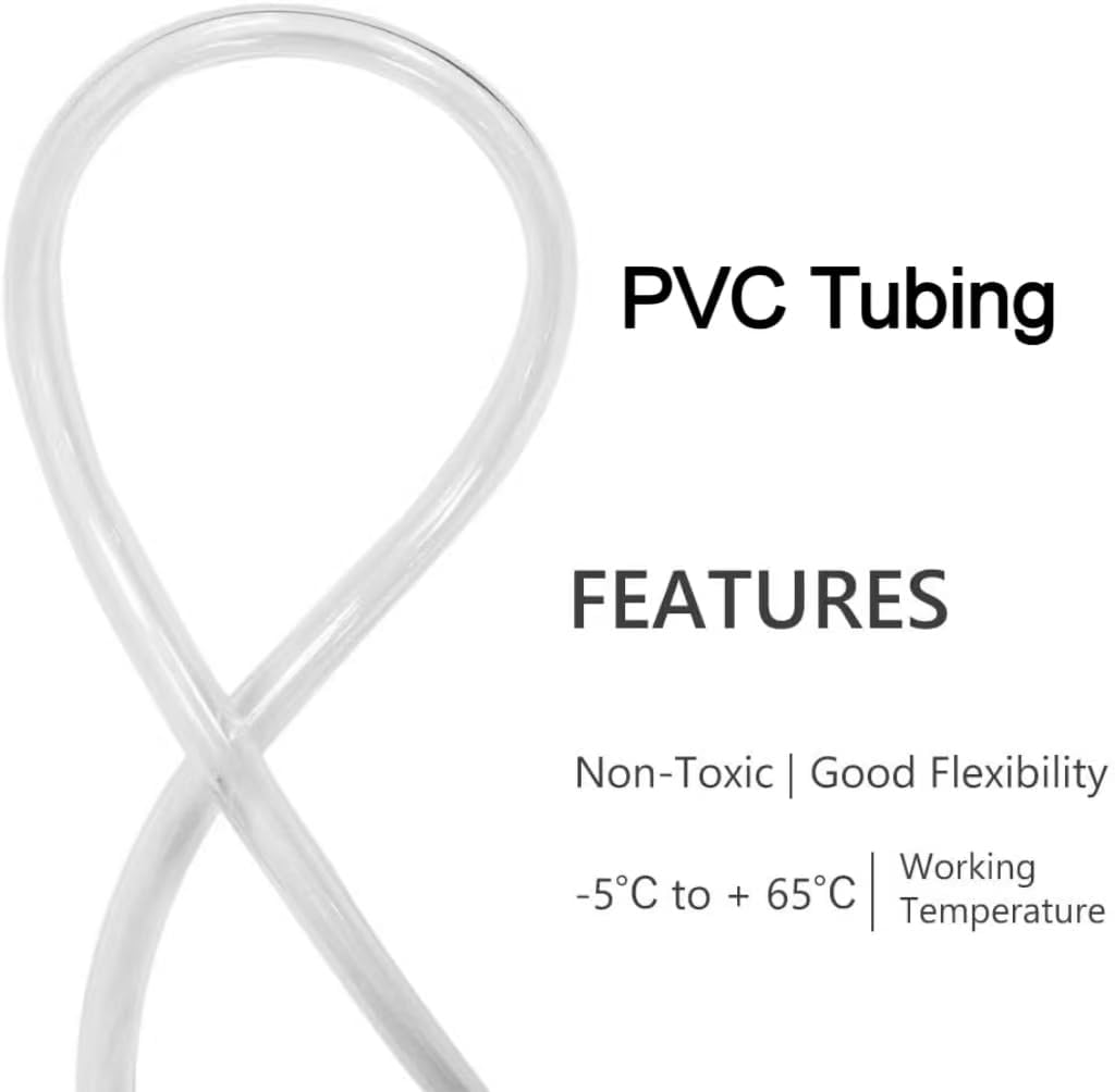 PVC Schlauch Wasserschlauch Luftschlauch 5 Meter Benzinschlauch Innen-Aussen: 10mm - 14mm Länge: 5 m