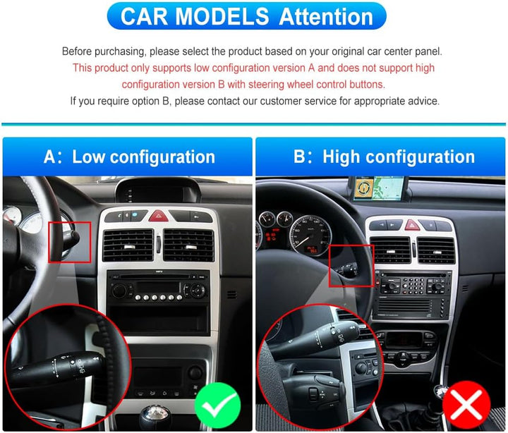 4G+64G Rimoody Android Autoradio für Peugeot 307/307CC/307SW 2002-2013 9 Zoll Autoradio mit Touchscr