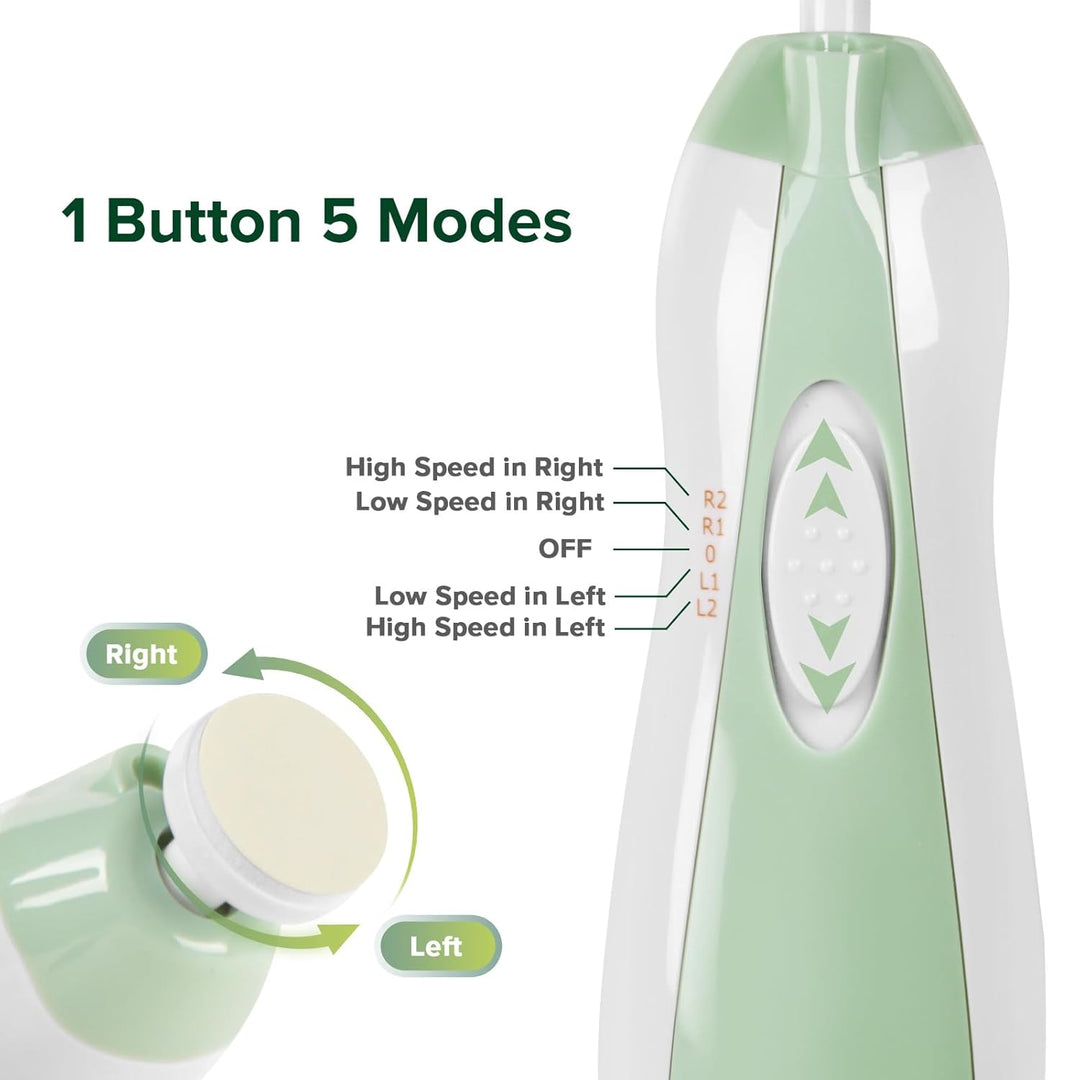 haakaa Baby Nageltrimmer Elektrisch Baby Nagelknipser Set für Neugeborene, Kleinkinder oder Erwachse