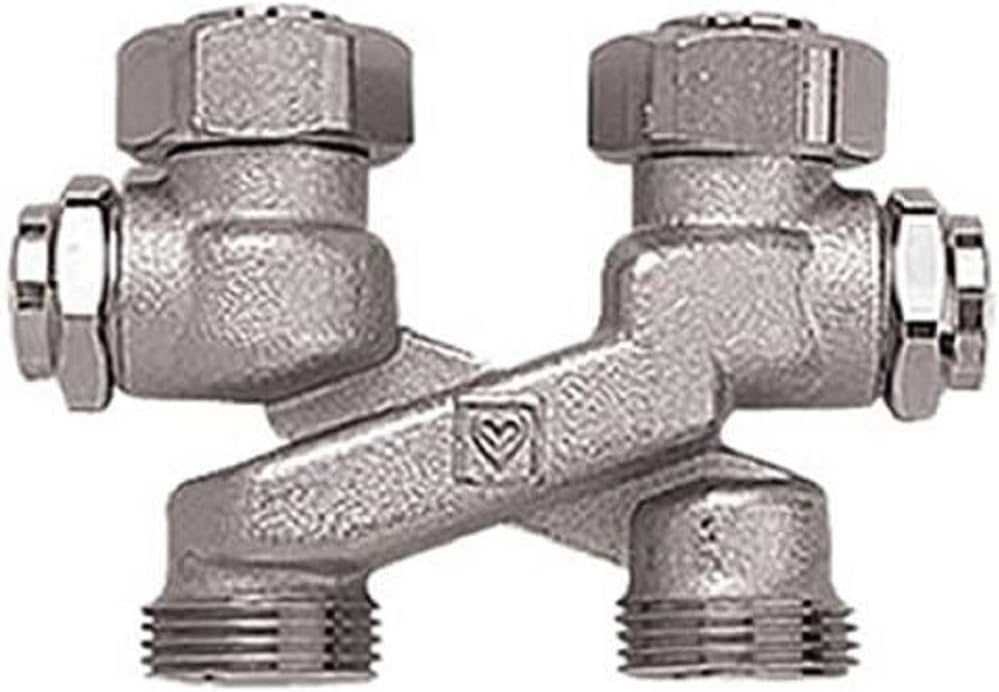 HERZ Heizkörper Kreuzungsstück bei vertauschten Vor und Rücklauf DN 50 Bauform X inkl. Befüllen Absp