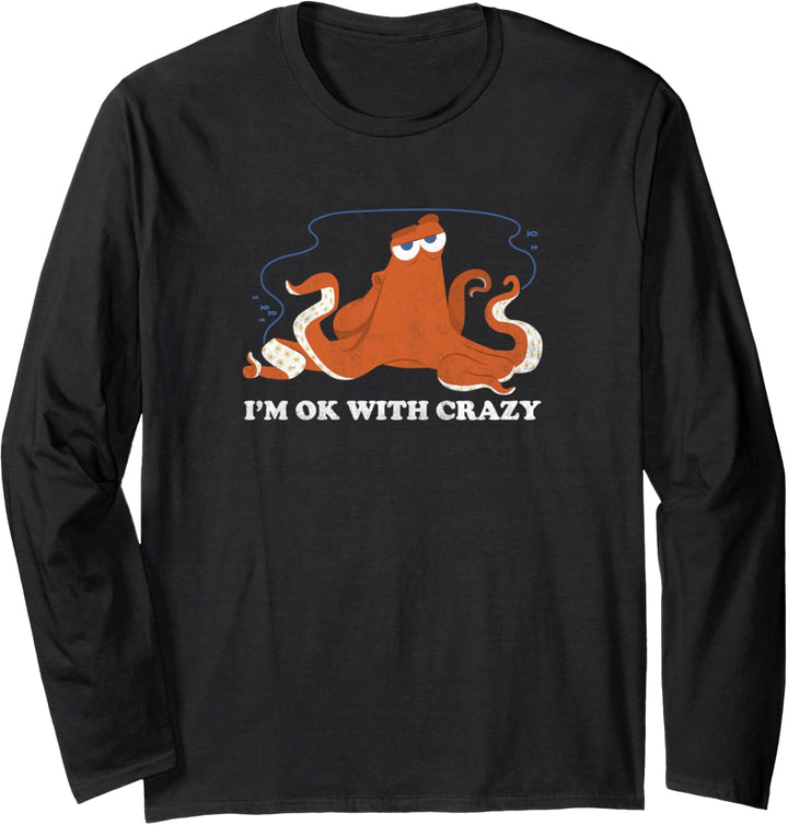 Disney Pixar Finding Dory Hank Ok Crazy Langarmshirt