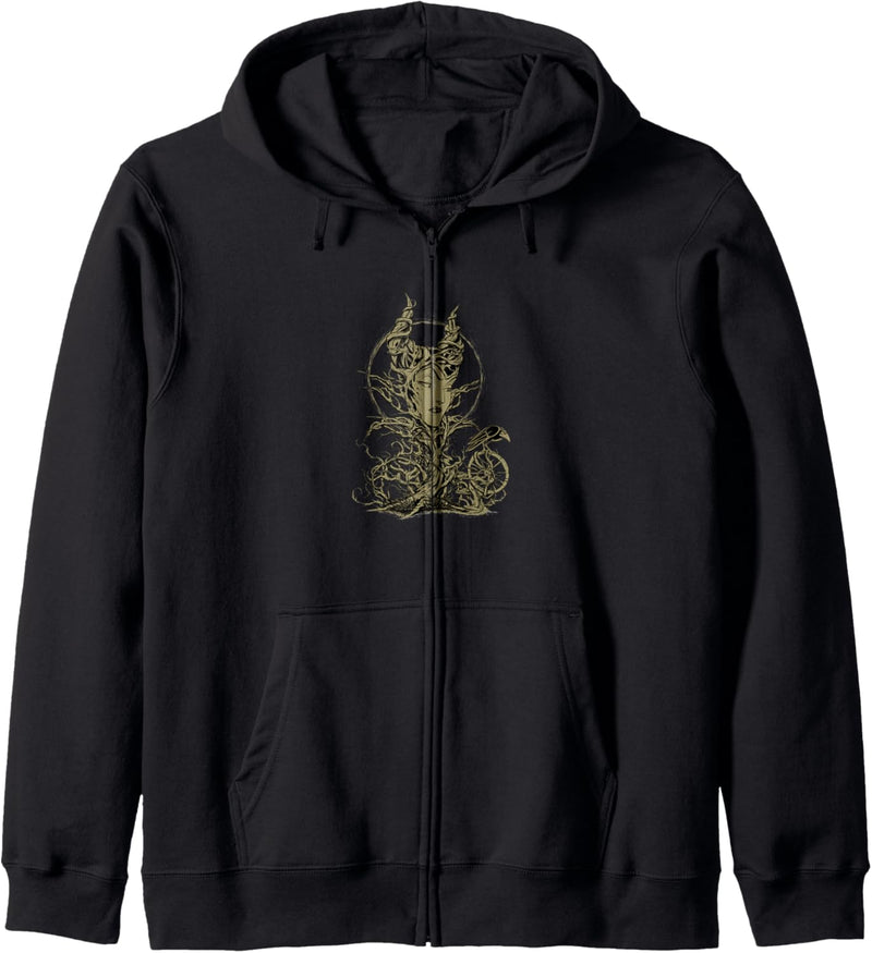 Disney Sleeping Beauty Maleficent Crow Branches Kapuzenjacke