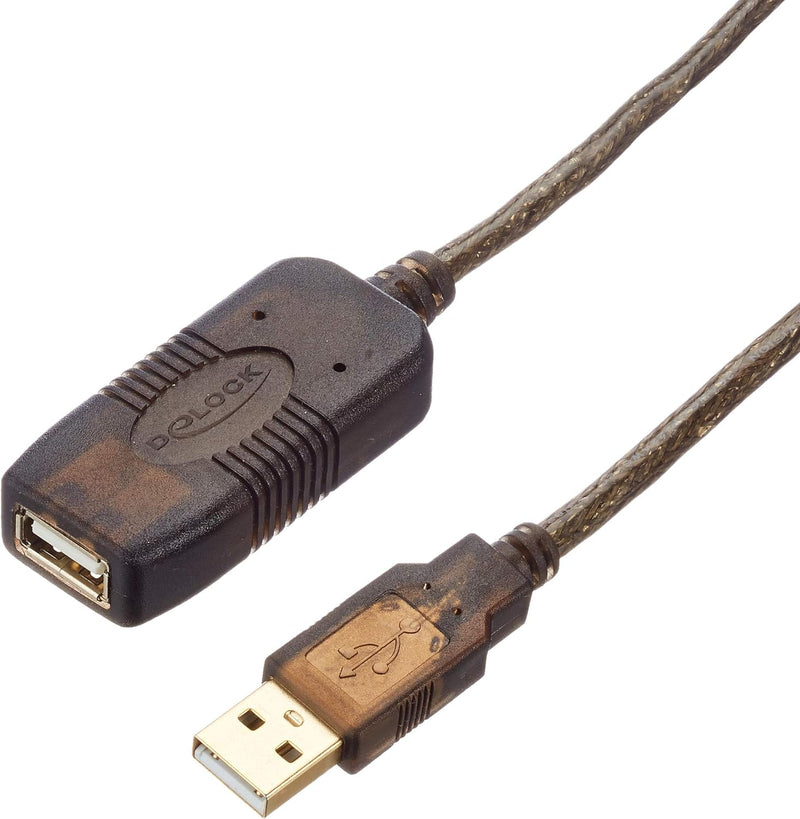 Delock Kabel USB 2.0 Verlängerung, aktiv 20 m Single