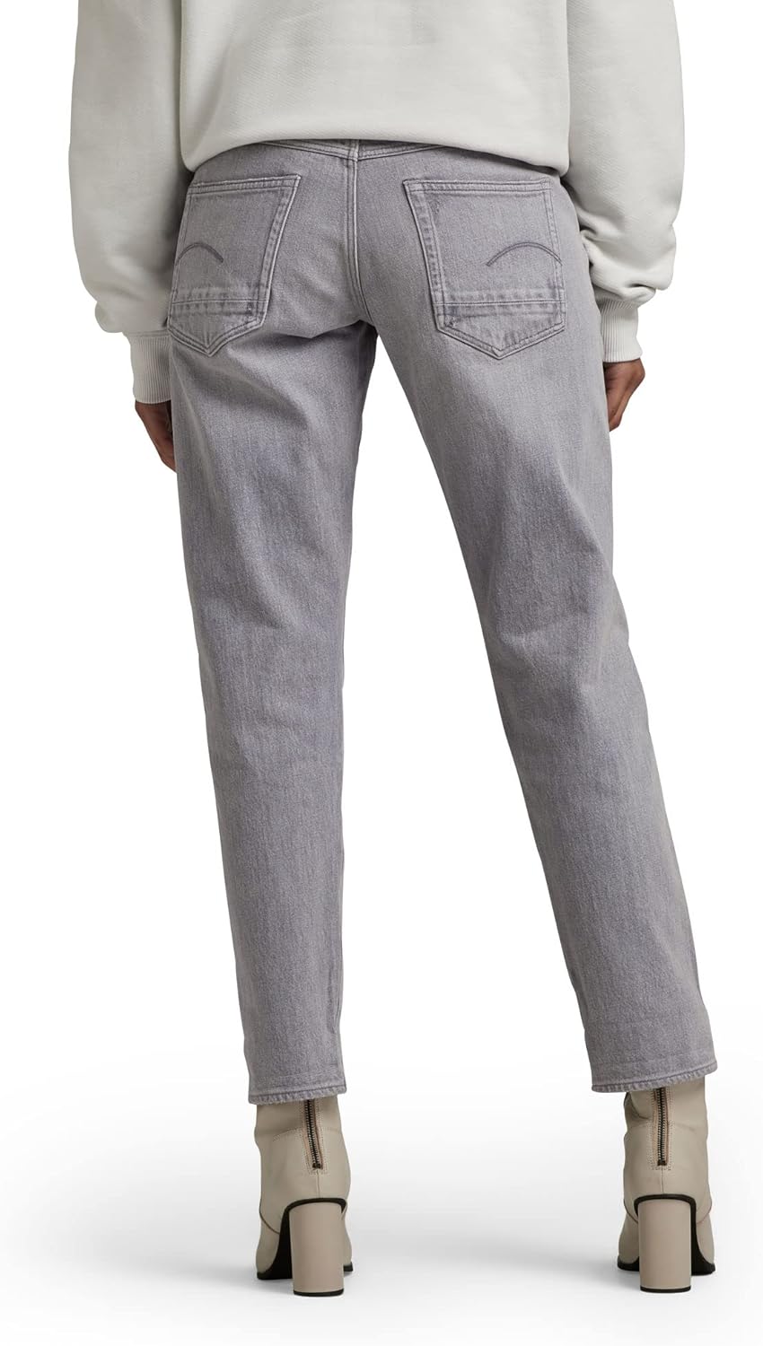 G-STAR Damen Kate Boyfriend Jeans 23W / 30L Grau (Sun Faded Ripped Skyrocket), 23W / 30L Grau (Sun F