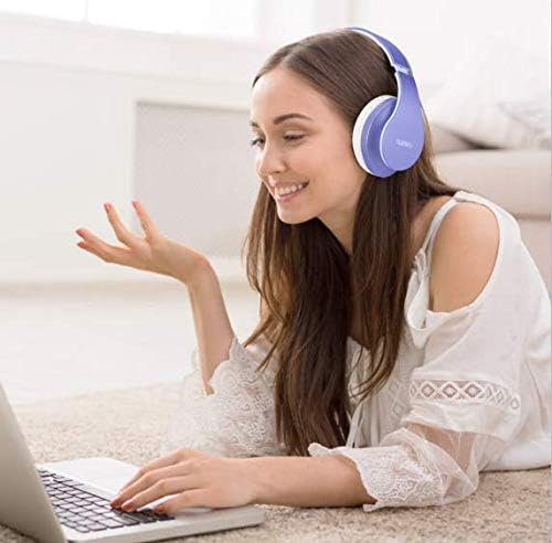 TUINYO Bluetooth-Kopfhörer Over Ear, kabellose Kopfhörer mit Mikrofon, HiFi Stereo, faltbares & leic