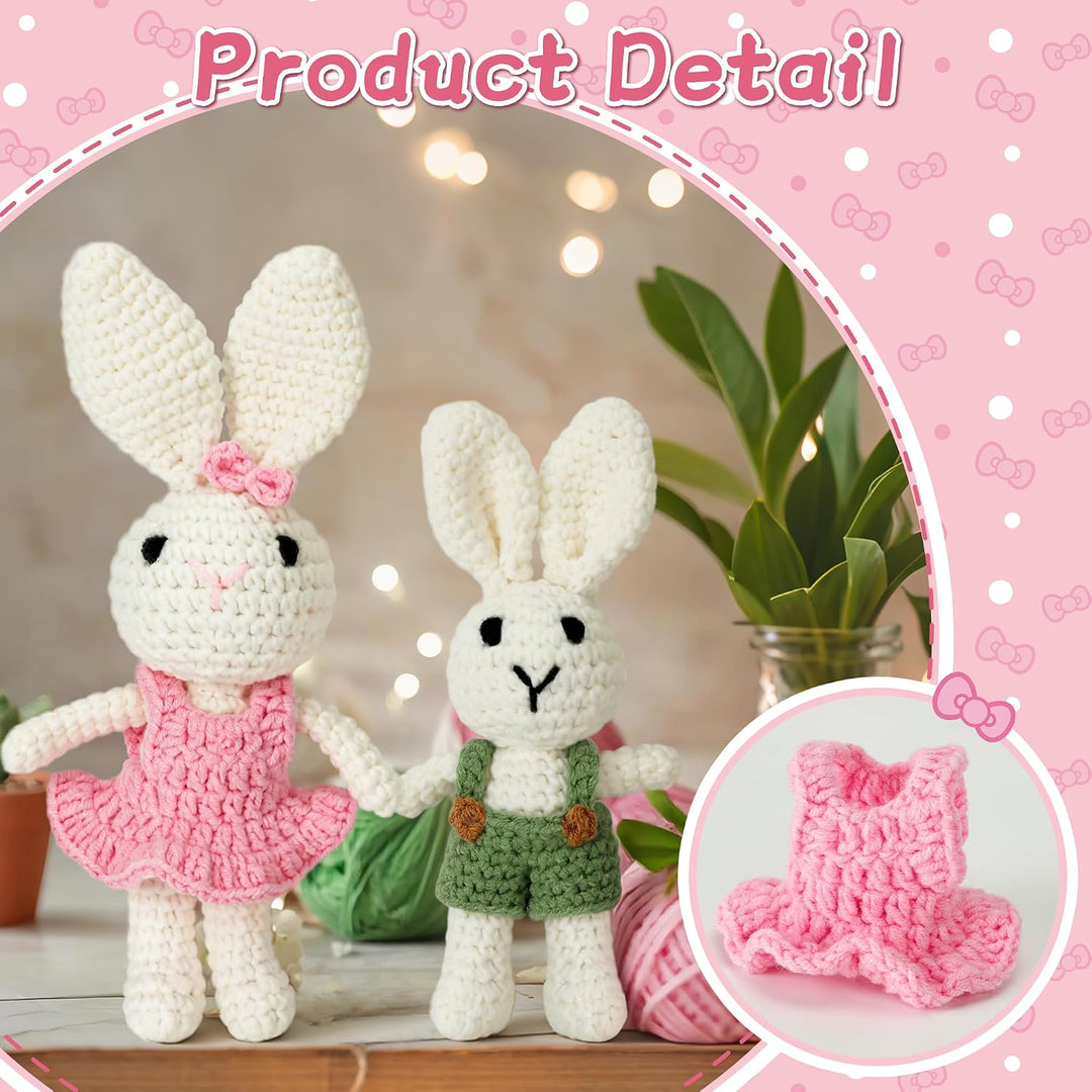 Grosse Schwester Geschenk, Handgemachte gehäkelte Kaninchen für Mädchen, Perfektes Geschwistergesche