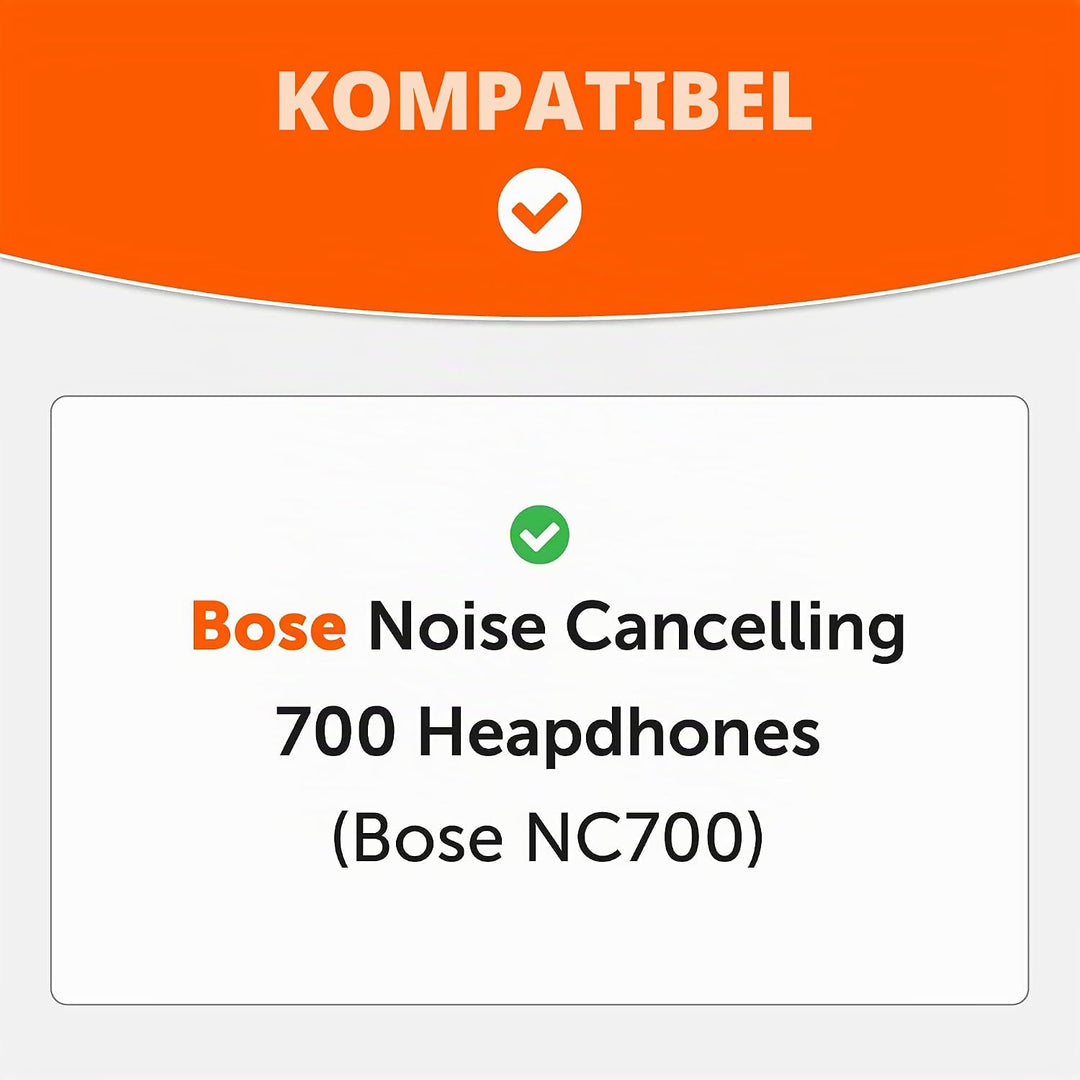 WC Wicked Cushions Verbesserte Ersatz-Ohrpolster für Bose 700 Noise Cancelling-Kopfhörer (NC700) – w