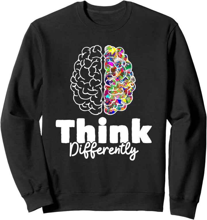 Think Differently | Proud ADHD & Neurodiversity Supporter Sweatshirt