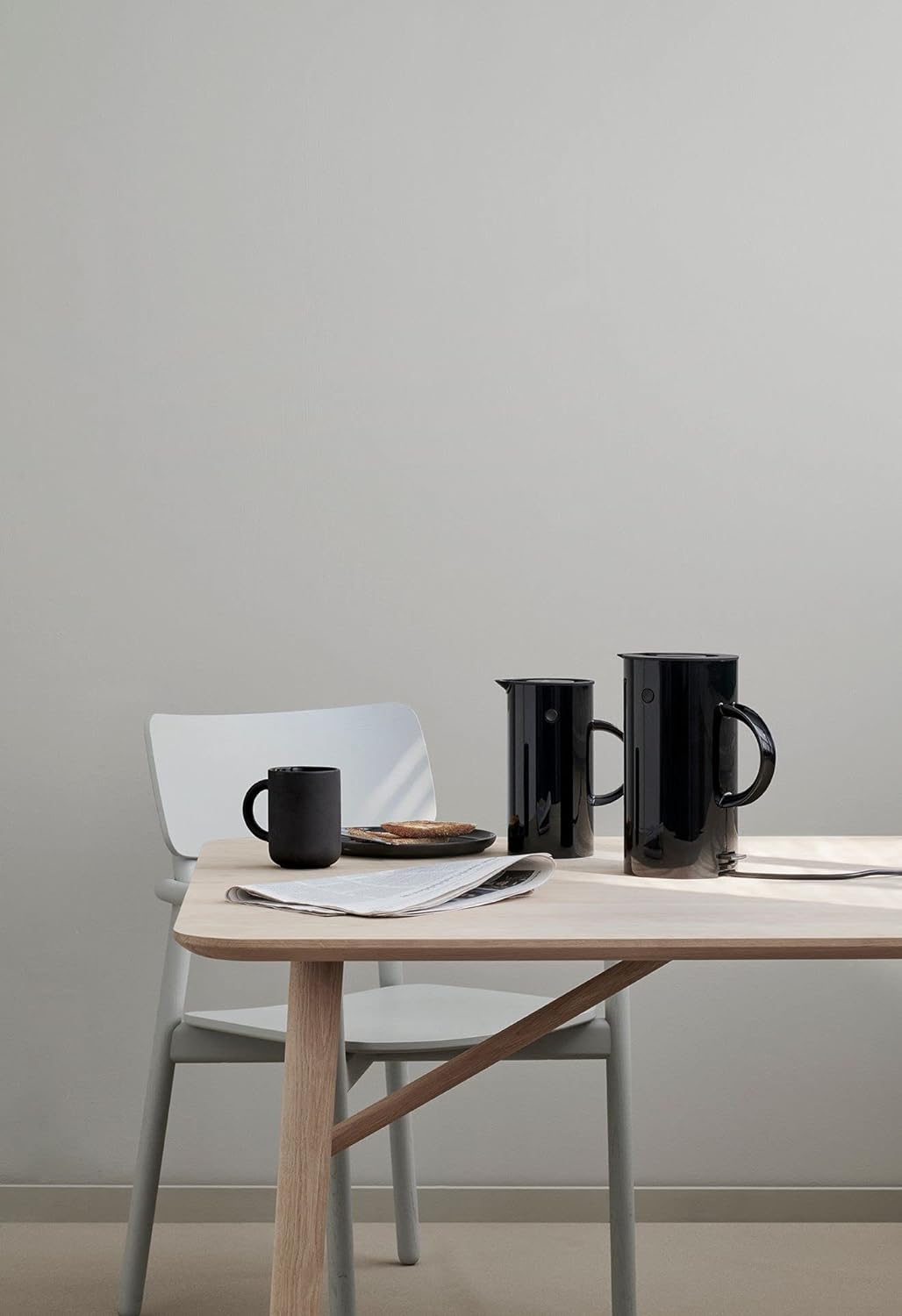 Stelton Isolierkanne EM77 0,5 liter - Doppelwandige Isolierkanne für heisse/kalte Getränke - Tee- &