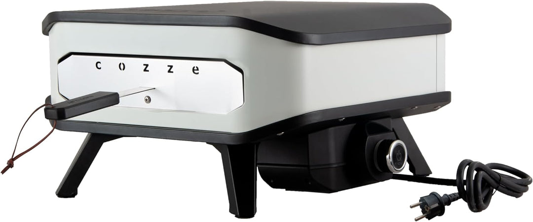 Cozze® 13" Elektro-Pizzaofen mit Pizzasten und Frontabdeckung 230V/2200W