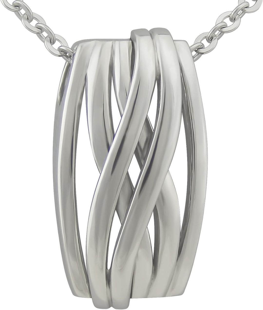 Hanessa Kette aus Edelstahl Damen-Schmuck Hals-Kette und Anhänger aus hochwertigem 316L Stahl " In S