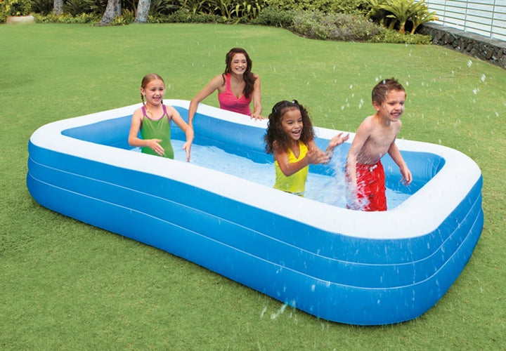 Intex Swim Center Family Pool - Kinder Aufstellpool - Planschbecken - 305 x 183 x 56 cm - Für 6+