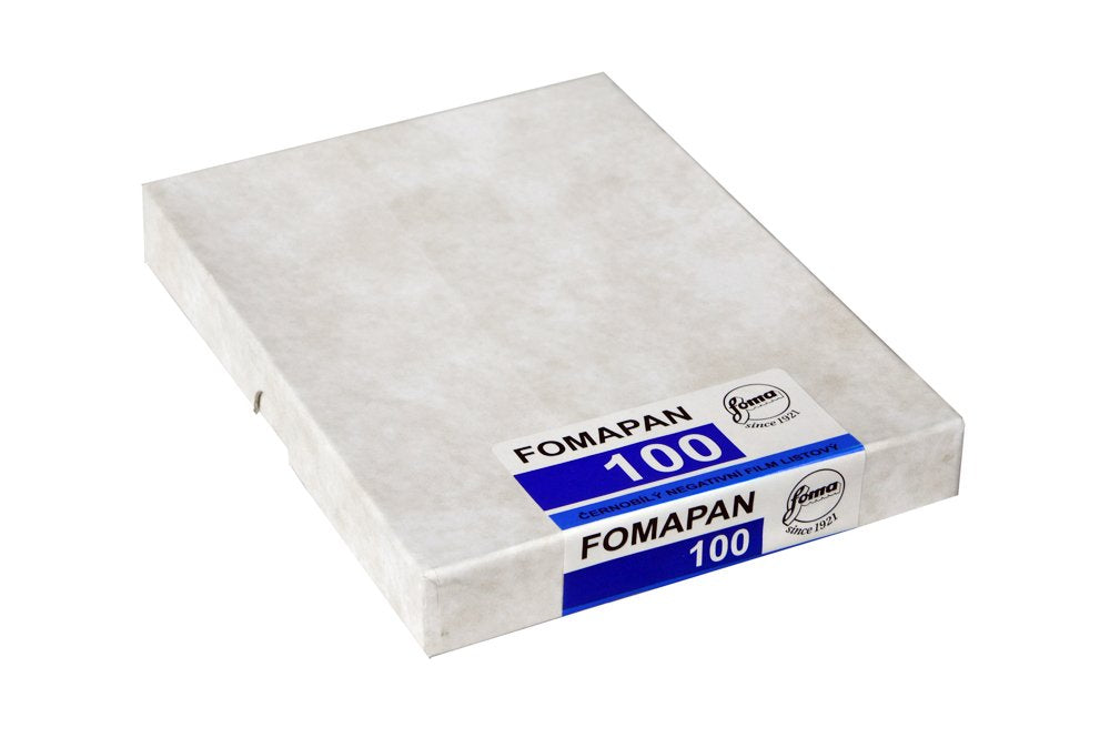 Foma Fomapan 100 ISO Black &amp; White Negative Film, 4x5, 50 Sheets 4 x 5, 4 x 5