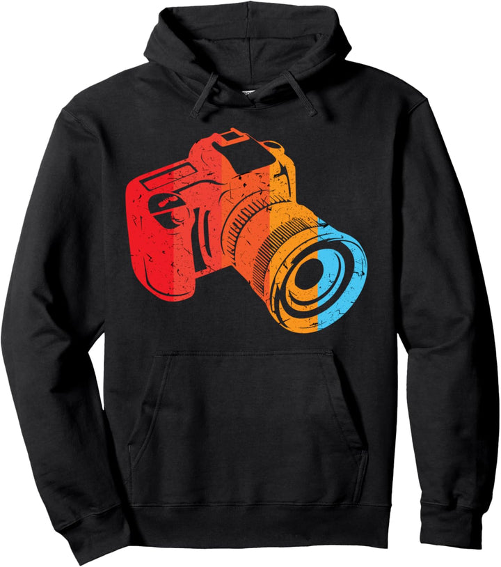 Vintage Retro Photography Camera For Photographer JT Pullover Hoodie