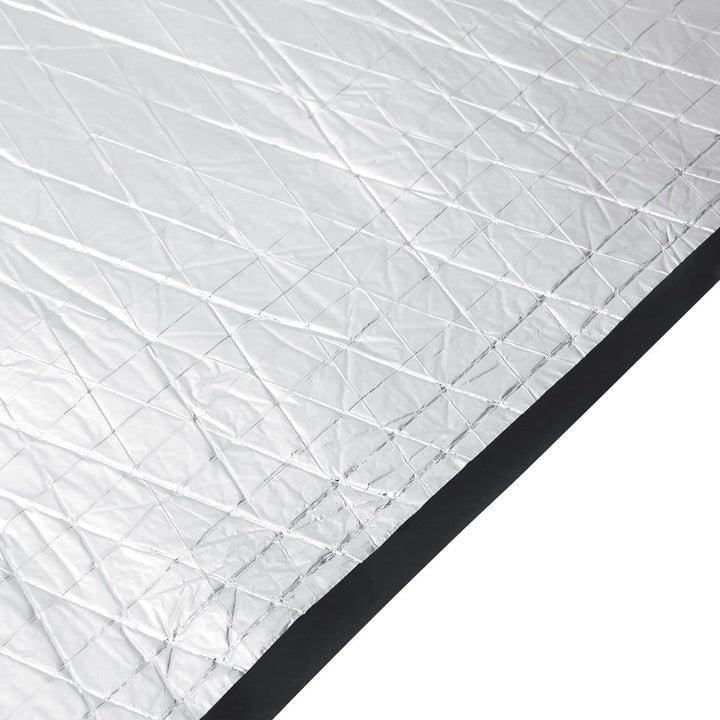FWEEK Selbstklebende Dämmplatte, 7mm Aluminium Selbstklebend Isolierfolie, Dämmung Kautschuk Isolier