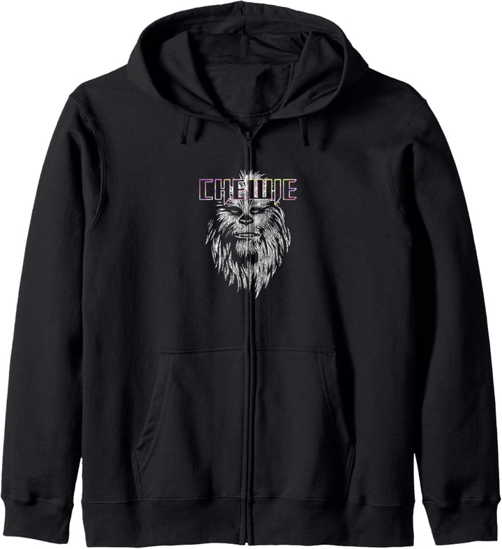Star Wars Chewie Neon Logo Kapuzenjacke