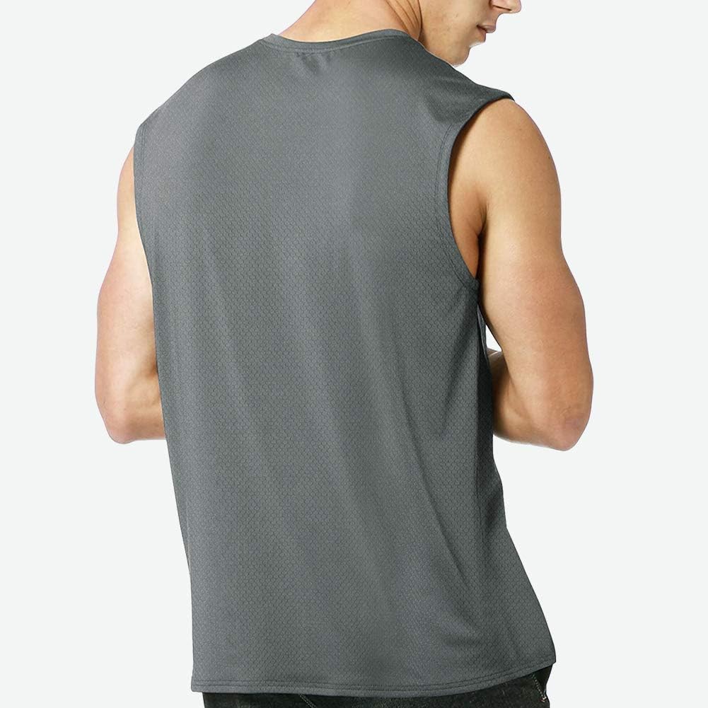 MEETYOO Tank Top Herren, Achselshirts Sport Ärmelloses Shirt Unterhemd Fitness Sleeveless Tshirt für
