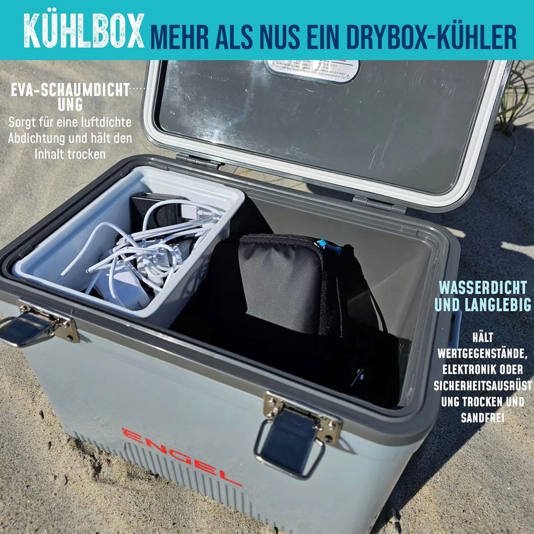 ENGEL Kühlbox 30qt (28,4 Liter) Auslaufsicher, Luftdicht, Tragbare, Kleine Kühlbox für Camping, Pick