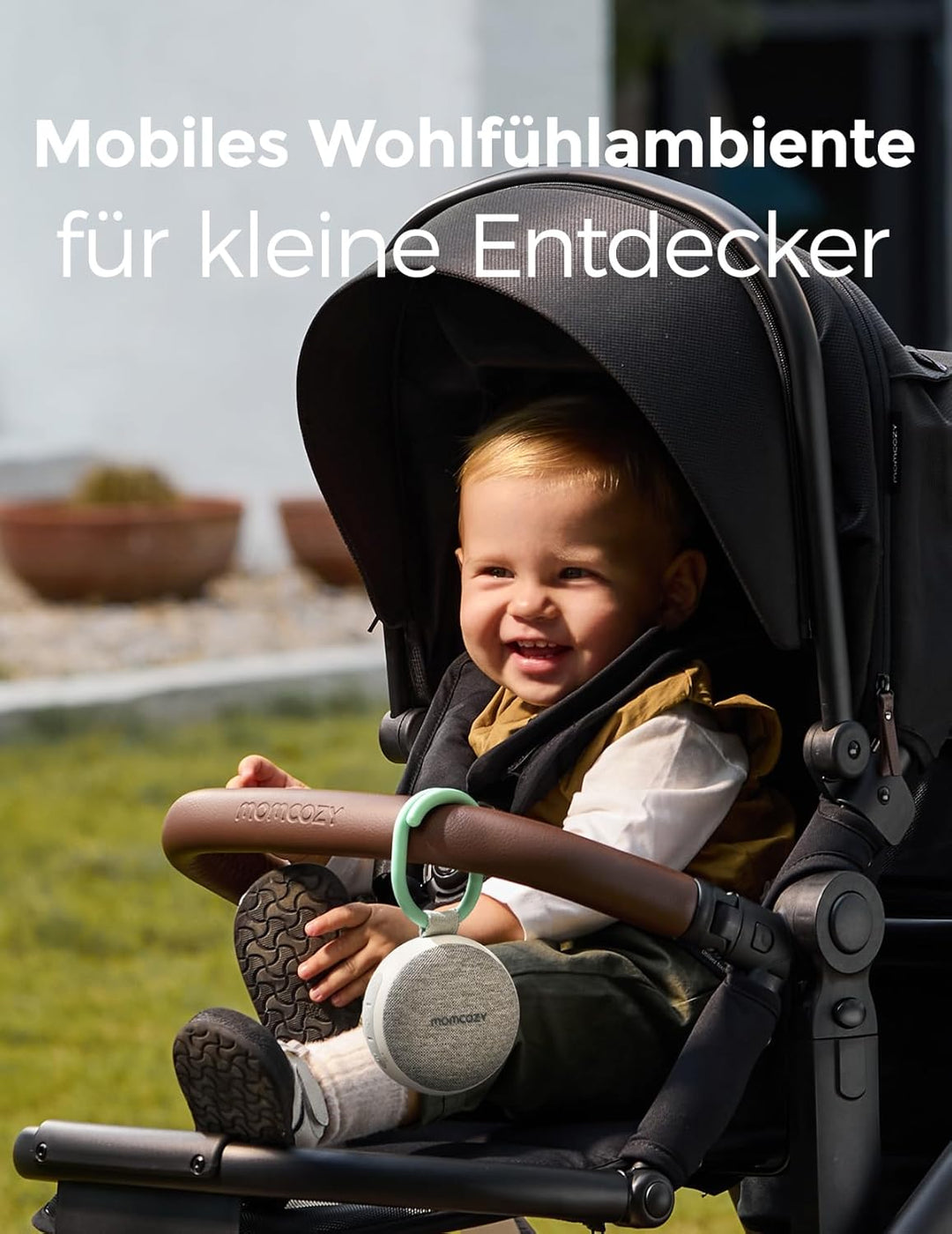 Momcozy WN06 Tragbare White Noise Machine Baby mit Nachtlicht – Weisses Rauschen Gerät für Neugebore