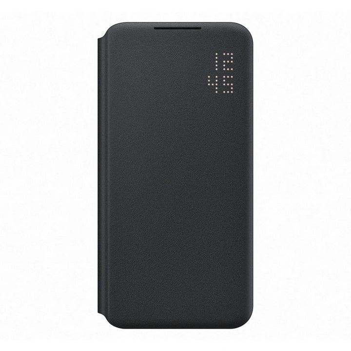 Samsung EF-NS906PBEGEW Led View Smartphone Cover für Galaxy S22+, Handy Hülle, Led Anzeige, Kartenha