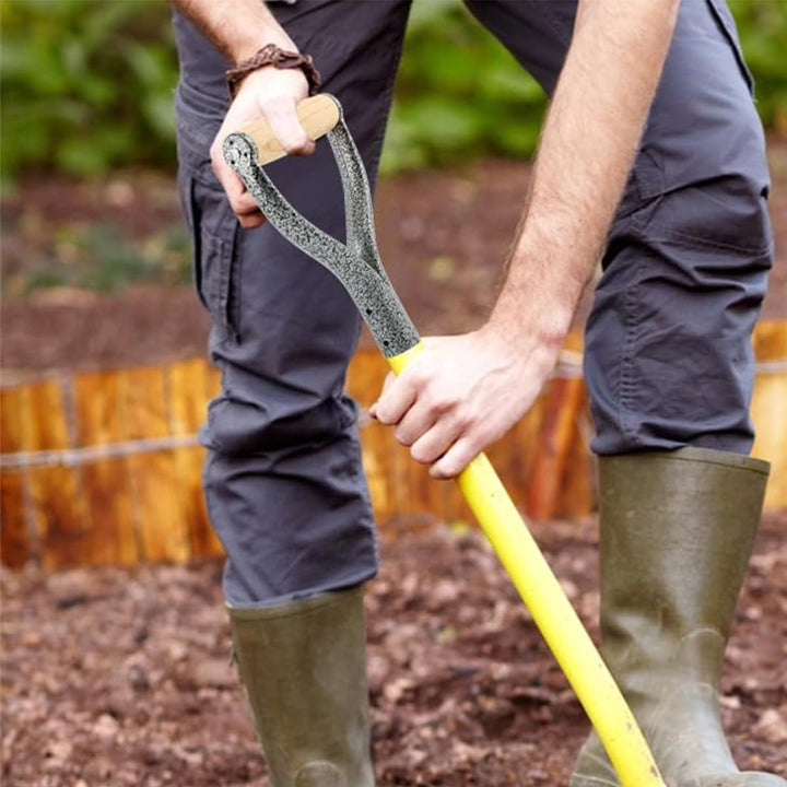 Alide Schaufel-Y-Griff, mit ergonomischem Y-Griff für Schneeschaufeln, Gartenspaten, Rechen und Grab