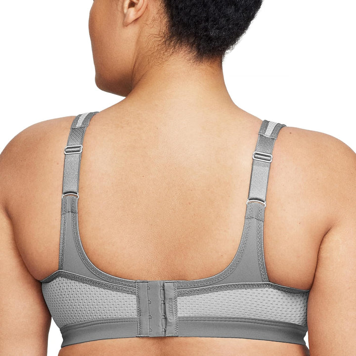 Glamorise Damen Sports Bra 80G Grau, 80G Grau