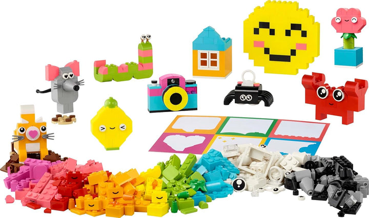 LEGO Classic Creative Happy Box, Assorted Colourful Bricks for Imaginative Play, Building Toys for 5