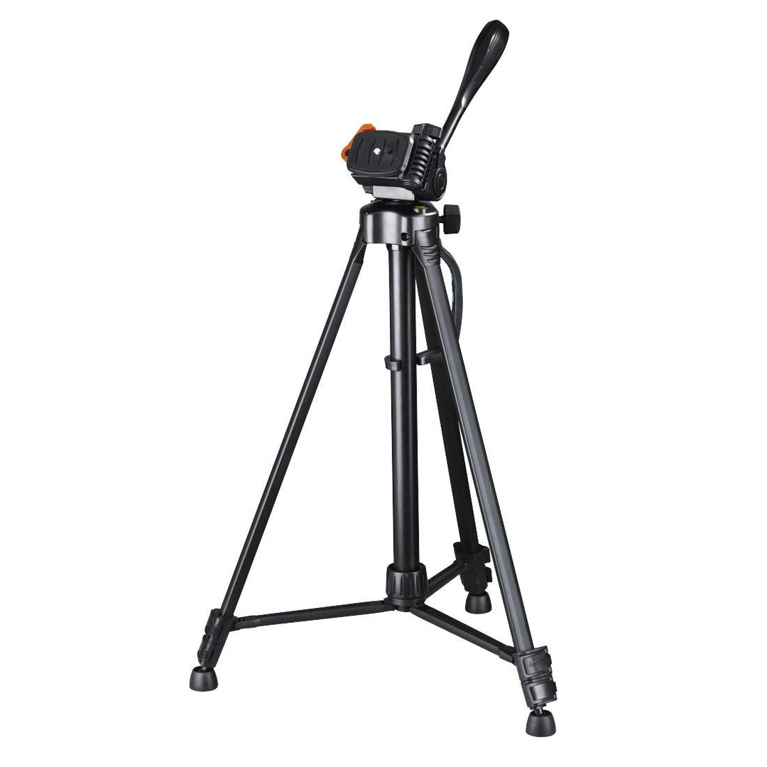 Hama Stativ „Gamma 153“ mit drehbarem Kugelkopf (leichtes Kamerastativ aus Aluminium, Fotostativ 2-F