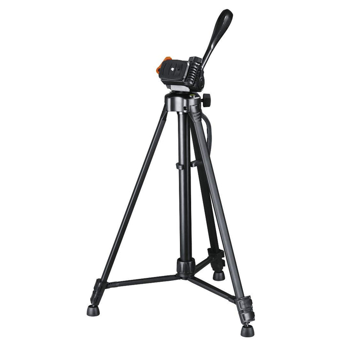 Hama Stativ „Gamma 153“ mit drehbarem Kugelkopf (leichtes Kamerastativ aus Aluminium, Fotostativ 2-F