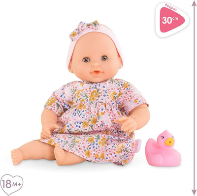 Corolle - Meine erste Babypuppe Calypso, mit Badespielzeug, 30 cm, ab 18 Monaten, 9000100680