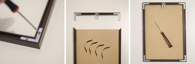 RAWWEST.BIS Alu Bilderrahmen – 70x100 cm Plakatrahmen, Alurahmen mit Plexiglas-Antireflex Rahmen aus