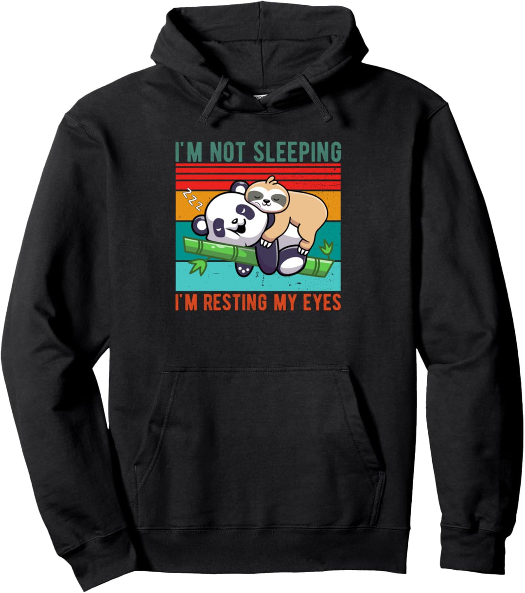 Ich Schlafe Nicht, Ich Stelle Einfach Meine Augen Aus, Faule Pullover Hoodie