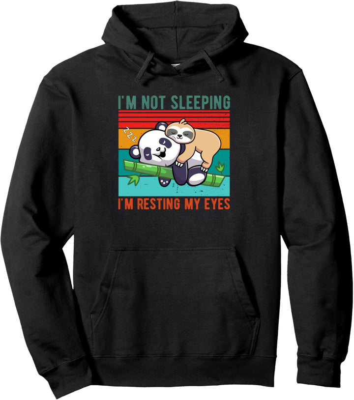 Ich Schlafe Nicht, Ich Stelle Einfach Meine Augen Aus, Faule Pullover Hoodie