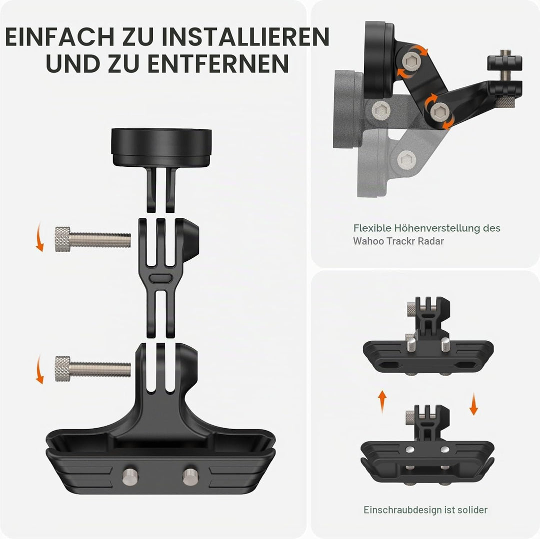 TUSITA Sitzschienen Halterung Kit Kompatibel mit Wahoo TRACKR Radar