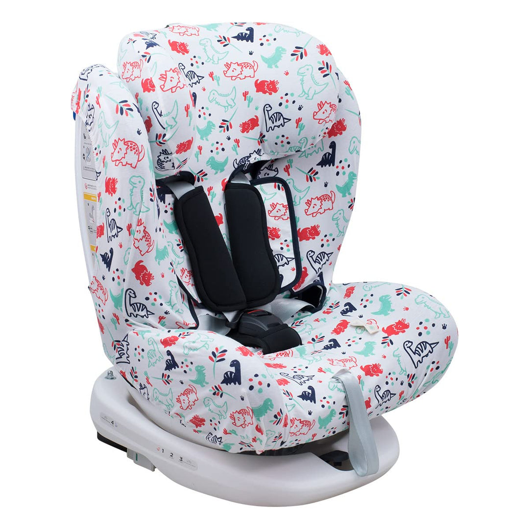 JYOKO KIDS Bezug Kompatibel mit Star Ibaby, Baby Auto Fix Noe (Dino Party), Dino Party