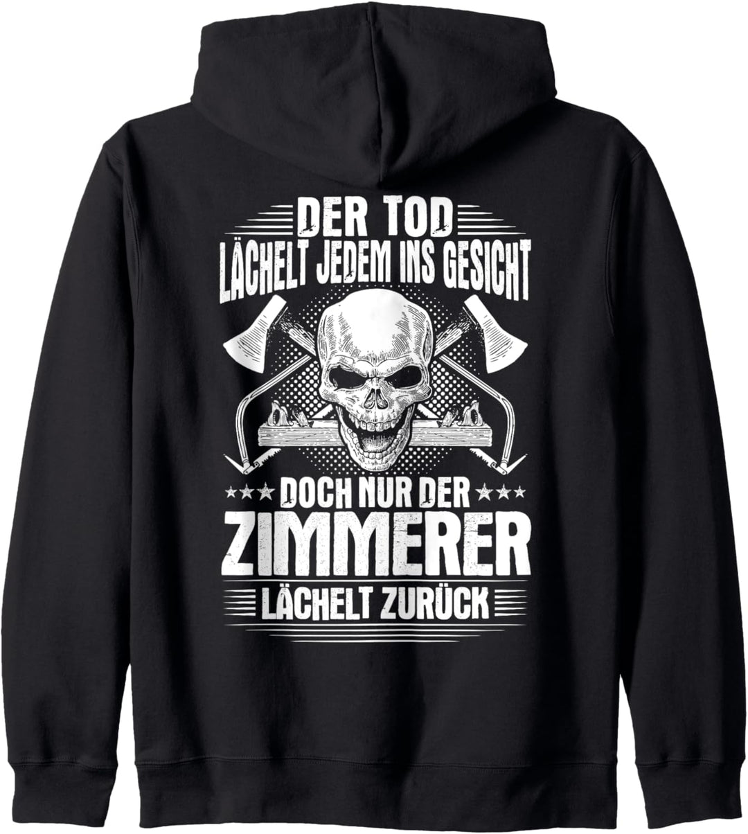 Zimmermann Lächeln Zimmerin Zimmerei Zimmerer Kapuzenjacke