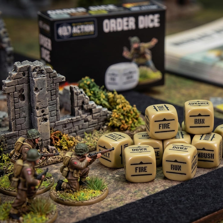 Sand Order Würfel für Bolzen-Aktion