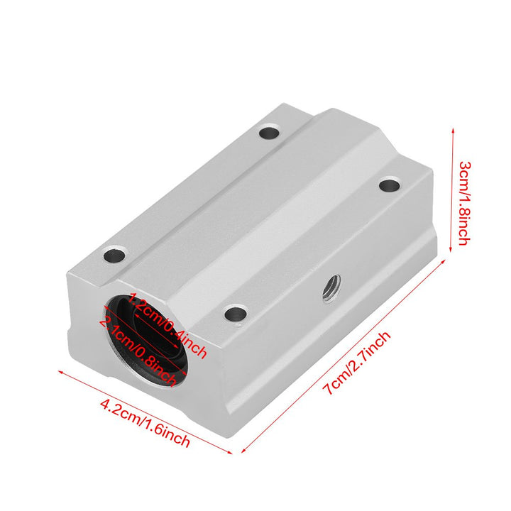 2 stücke SCS12UU 12mm Aluminium Linearkugellager Gleitblock Gleitbuchse Ersatz für CNC
