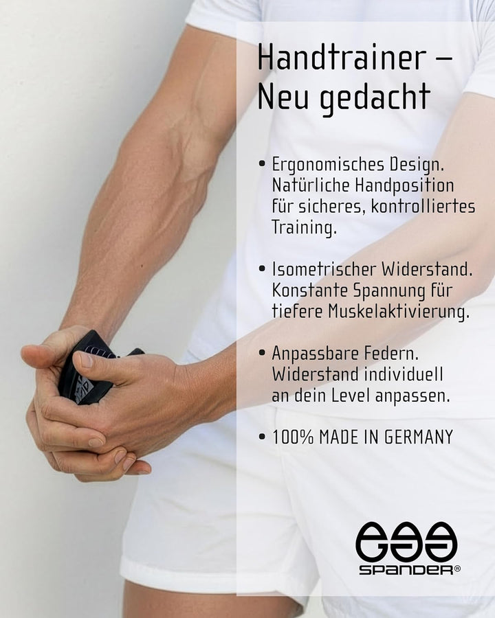 Handtrainer, Griffkraft Trainer, isometrische Übungen für Arme, Oberkörper und Tiefenmuskulatur. Kom