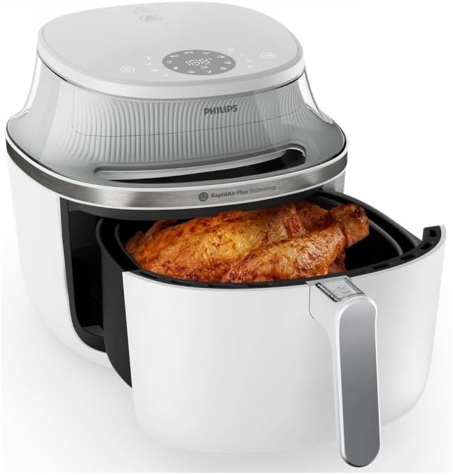 Philips Air Fryer Series 3000 NA331/10, 6.2 l, RapidAir Plus Technology, 1700 W, White