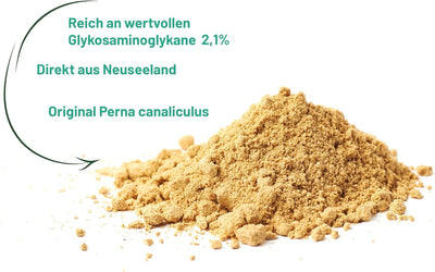 Kräuterland Grünlippmuschelpulver Hund 250g - reines Muschelextrakt - Grünlippmuschel Pulver auch fü