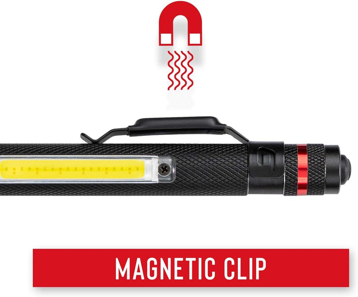 Coast G23 120 Lumen Dual Power Magnetisches LED Stiftlampe mit C.O.B. Flächenlicht