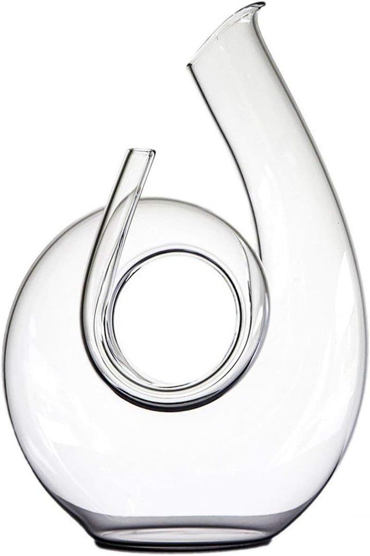 Riedel Dekanter Set Curly mit Riedel Glastuch (2011/04 S1 + 5010/07) Vorteilsset