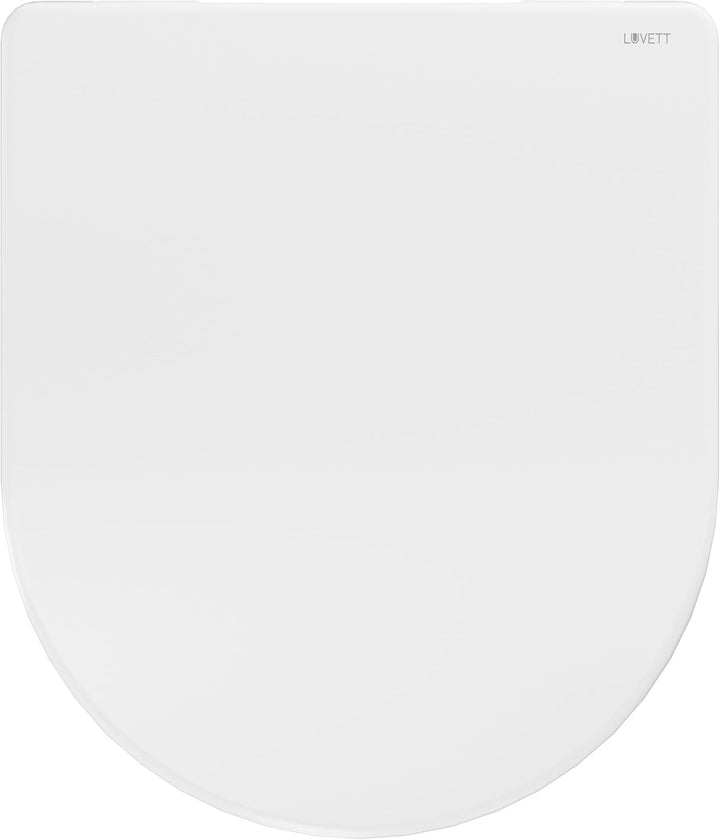 LUVETT® WC-Sitz inkl. 3 Edelstahl Montagelösungen & Absenkautomatik Softclose, Made in EU, antibakte