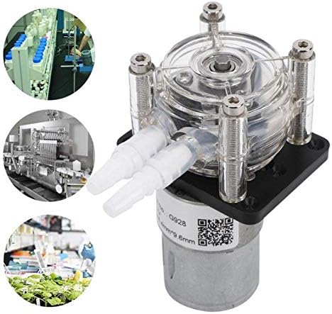 24V Peristaltikpumpe 500mL/m Grossem Durchfluss Dosierpumpe Schlauchpumpe mit Kartenschlitzdesign fü