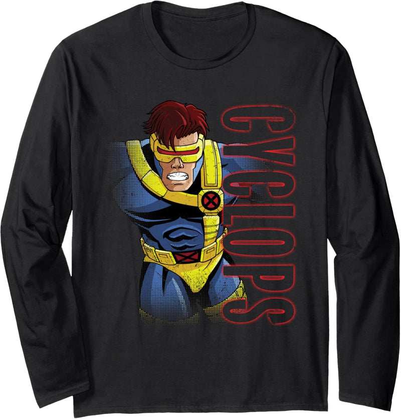 Marvel X-Men Cyclops 90s Langarmshirt